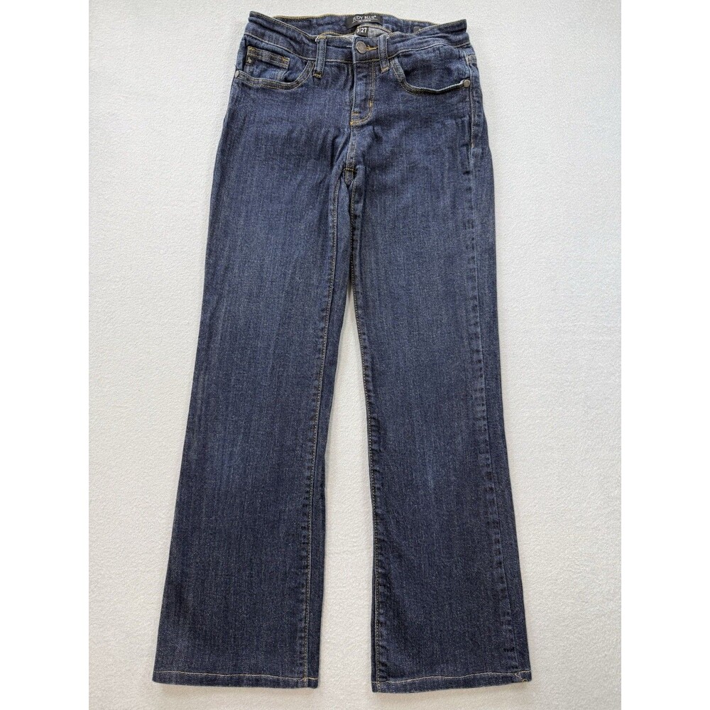 Judy Blue Bootcut Jeans Womens Size 5/27 Dark Wash Stretch Denim JB8235 EUC
